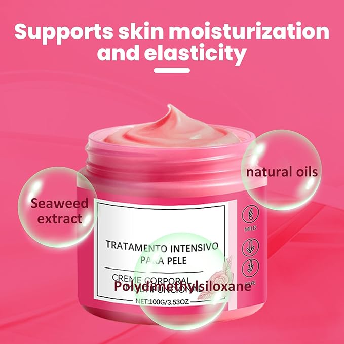 Pregnancy Stretch Mark Cream - Belly Butter for Pregnancy Improve Skin's Appearance 100g Rose Scented Moisturizer for Daily Skin Care, 1PCS