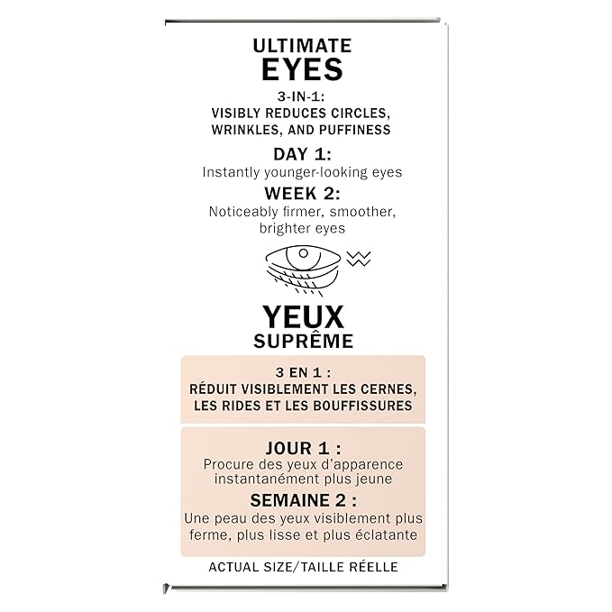 Olay Eyes Ultimate Eye Cream for Dark Circles,Wrinkles and Puffiness,13 ml (0.4 fl. oz.),(Pack of 2)
