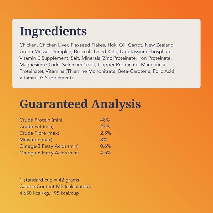 K9 Natural - Grain Free Freeze Dried Dog Food - Chicken, 4lb