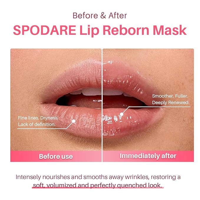 Sleeping Lip Mask Strawberry - Overnight Lip Treatment, Lip Care Hydration, Repair for Dry Cracked Lips, Vitamin C, Soft and Nourished Lips Overnight, Christmas, with Shea Butter - 0.42 Fl Oz
