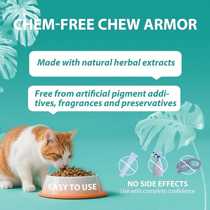 Flea and Tick Prevention for Cats Chewables, Kitten Cat Flea Treatment, Oral Flea Supplement Skin & Coat Support, Chicken Flavor 200 Counts