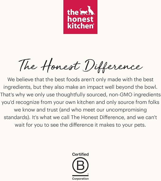 The Honest Kitchen Human Grade Whole Food Clusters Whole Grain Beef & Oat Dry Dog Food, 5 lb Bag