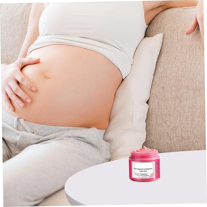 Pregnancy Stretch Mark Cream - Belly Butter for Pregnancy Improve Skin's Appearance 100g Rose Scented Moisturizer for Daily Skin Care, 3Pcs