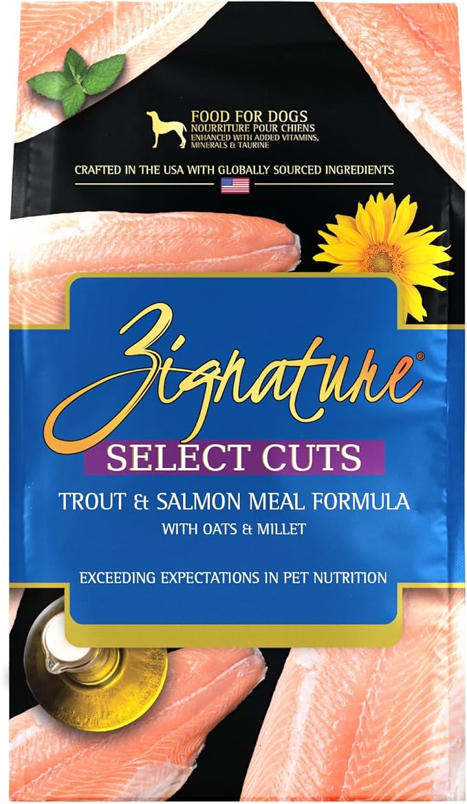 Zignature Select Cuts Trout & Salmon Formula Dry Dog Food 12.5lb