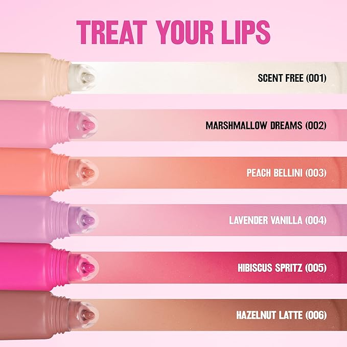 Revlon Glimmer Lip Treat Balm + Mask™, Overnight Peptide Lip Treatment, Hydrating, 003 Peach Bellini, 0.4 fl oz