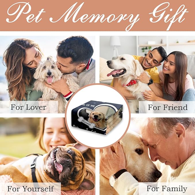 Pet Memorial Blanket Gift - Personalized Dog Memorial Blankets, Pet Sympathy Gifts for Loss of Dogs for Pets Lovers, Dog Bereavement Passing Away Gift, Custom Dogs Blanket (F)