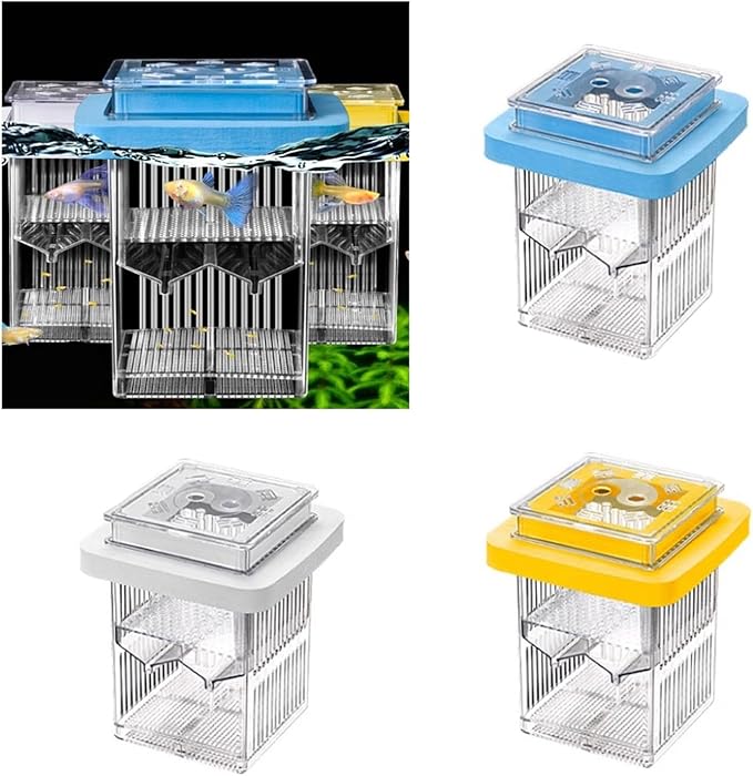 Breeder Incubator,Breeding Tanks for Aquarium Small Fish Isolation Box Hatchery Box for Clear Fish Spawning Box