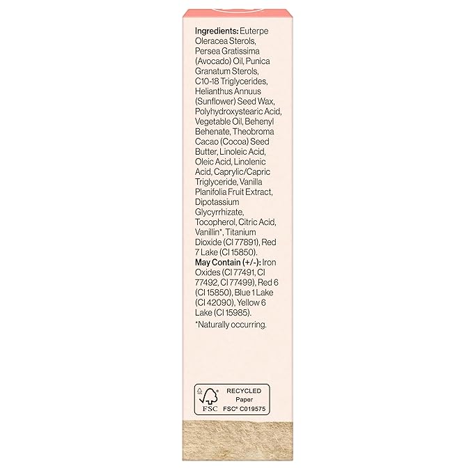 Honest Beauty Moisturizing Vegan Tinted Lip Balm | Antioxidant-rich Acai Extracts + Avocado Oil | Paraben Free + Cruelty Free | Fruit Punch