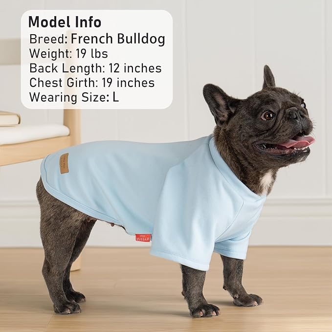 KYEESE 3Pack Dog Sweater Comfy Dog Sweaters for Medium Dogs Boy Lightweight Dogs Sweatshirt Pullover Pet Fleece Sweater Stretchy Pets Clothes Soft Pets Sweaters Pet Coat with Sleeves for Cold Weather