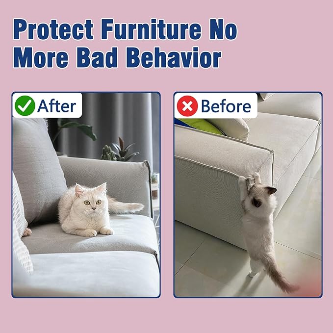 Cat Repellent Spray - Natural Anti-Scratch Spray for Furniture Protection: Sofas, Carpets, Curtains — Indoor and Outdoor Cat Behavior Training, 4.06 oz/1PC