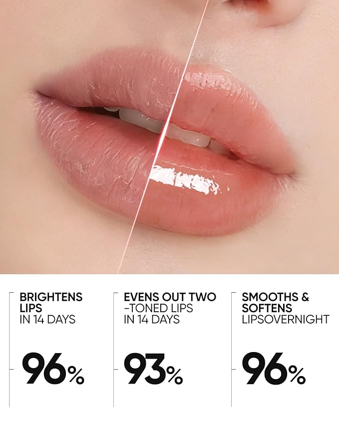 Peptide Brightening Lip Serum, Hydrating & Plumping Tinted Lip Gloss, Moisturizing Lip Balm with Polypeptides & Squalane for Glossy Sheer, Smooth Lips(02 Coral Rose)