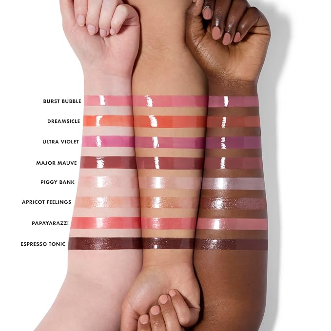 e.l.f. Glow Reviver Plumping Lip Oil, Tinted Lip Plumper For A High-Shine, Plump Finish, Infused With Jojoba Oil, Vegan & Cruelty-Free, Dreamsicle