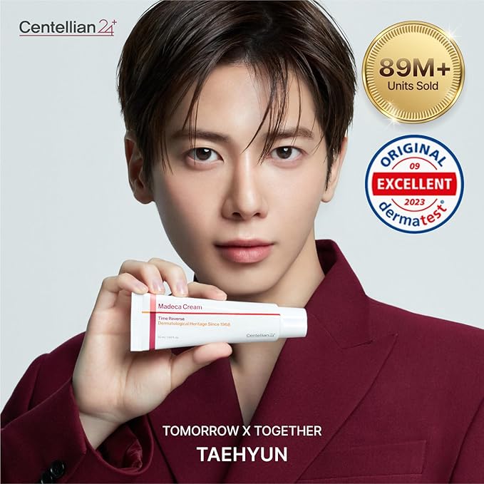 CENTELLIAN 24 Madeca Cream Time Reverse (1.69fl oz) - Advanced Fast-Absorbing & Nourishing, Hydrates, Firms & Reduces Wrinkles, Low Irritation, Korean Skin Care Centella Asiatica, Collagen