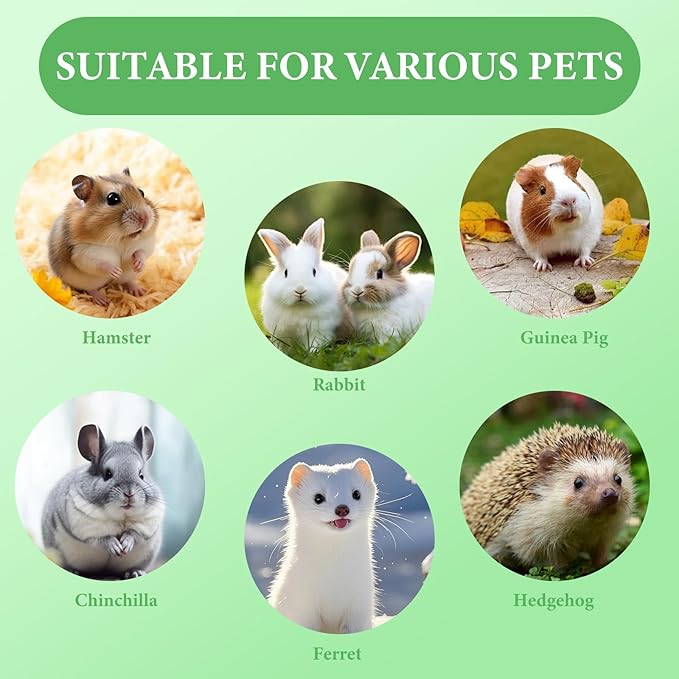 2Pcs Rabbit Foraging Toy with Bell, Snuffle Ball Enrichment Toys for Indoor Bunnies, Washable Feed Game Supplies for Bunnies Boredom, Rabbit Puzzle Balls