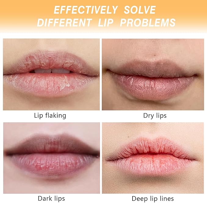 2PCS Turmeric Lip Balm for Smokers Dark Lip Treatment with Turmeric oil, Help Fade Lip, Lip Exfoliator, Long-Lasting Natural Balm Moisturize & Nourish Dry, Cracked, Dull, Reduce Fine Lines Lip