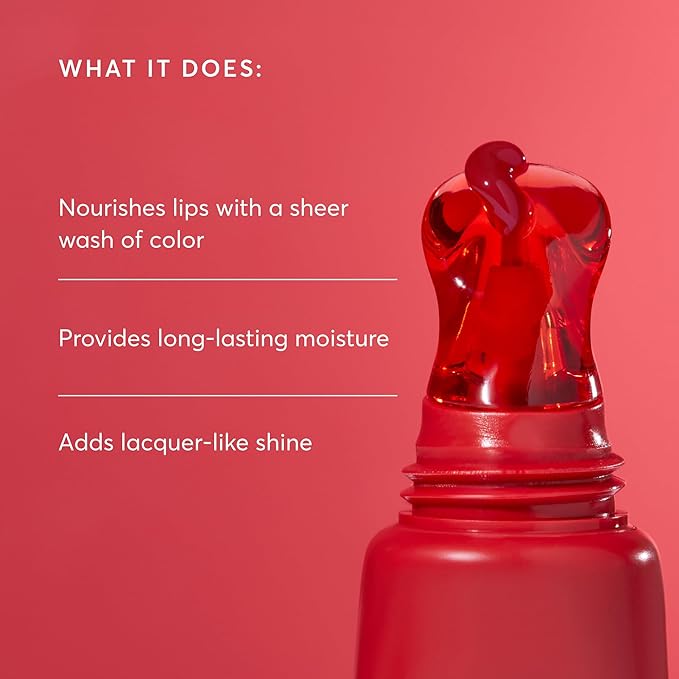 Naturium Phyto-Glow Lip Balm, Hydrating Lip Care with a Glossy Finish, 0.34 oz Lychee