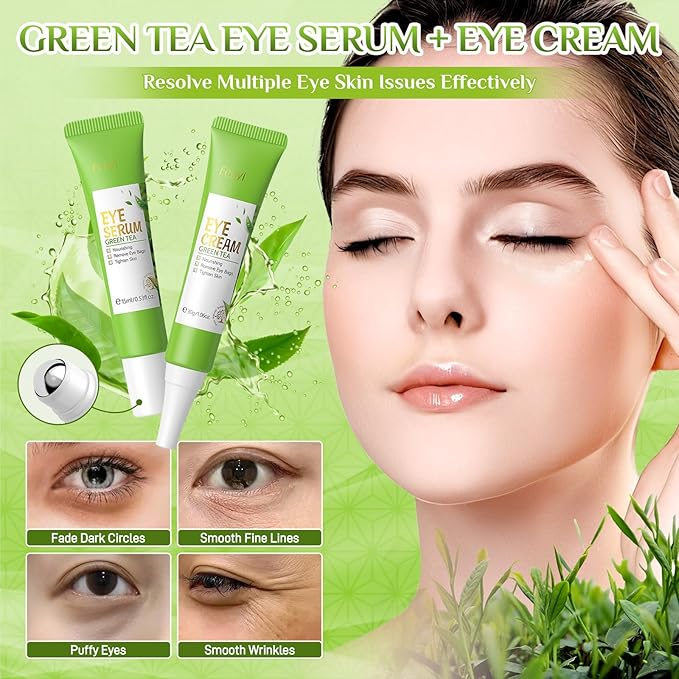 Green Tea Skin Care Set, Skincare for Girls 10-12, 51Pcs Skincare Gift Set for Teens Complete Skincare Routine, Travel Size Skincare Set with Hair Clips, Kids Skin Care Set for Girls Ages 8-12