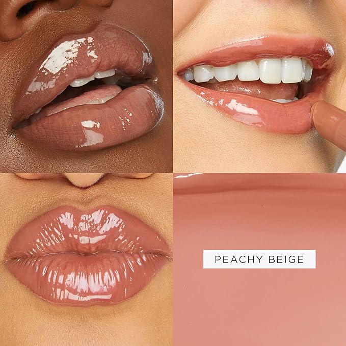 tarte maracuja juicy lip plump – Hydrating & Volumizing Lip Plumper Gloss Balm with Nourishing Hyaluronic Acid, Plumps & Moisturizes, Vegan & Cruelty-Free, full size, peachy beige