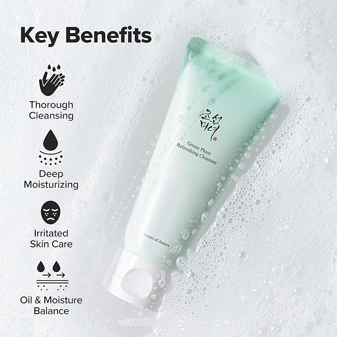 Beauty of Joseon Green Plum Refreshing Cleanser Gel Type Deep Pore Cleansing, Face Wash, For All Skin Types, Korean Skincare 200ml, 6.76 fl.oz