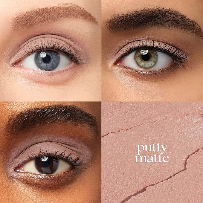 Julep Eyeshadow 101 Cream-to-Powder Waterproof Shadow Stick ??Putty Matte ??Long-Lasting, Crease-Proof, Neutral & Soft Matte Eyeshadow with Built-in Smudger