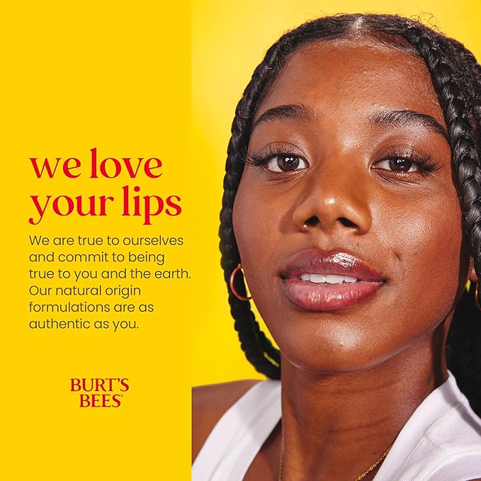 Burt's Bees Lip Balm - Vanilla Bean, Lip Moisturizer With Responsibly Sourced Beeswax, Tint-Free, Natural Origin Conditioning Treatment, 2 Tubes, 0.15 oz. (Pack of 2)