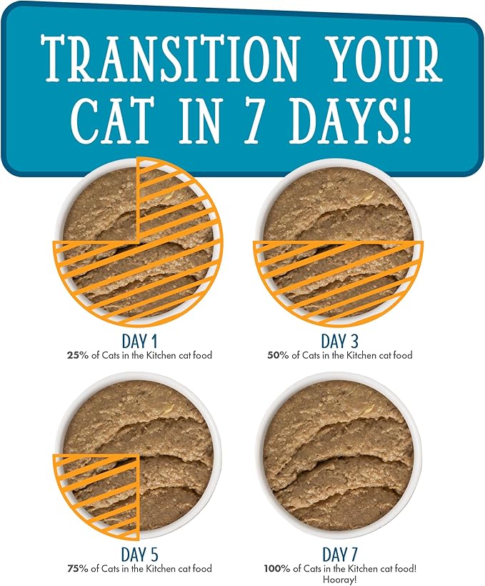 Weruva Cats in The Kitchen Slide N' Serve Grain-Free Natural Wet Pate Cat Food Pouches, Cattyshack, 3oz Pouch (Pack of 12)