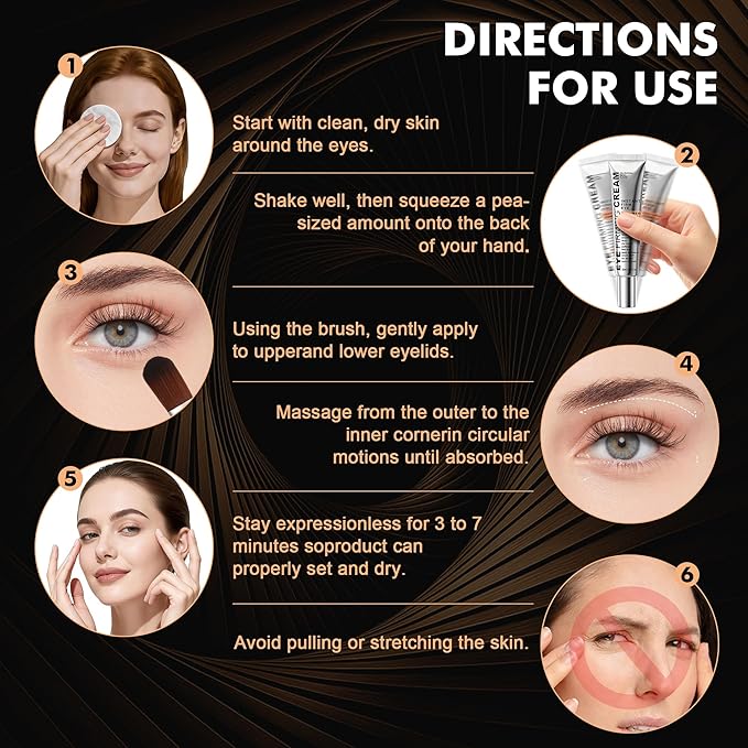 KKP Perfection Eye Tightener with Brush, Instant Firming Formula #526589 (20ML)