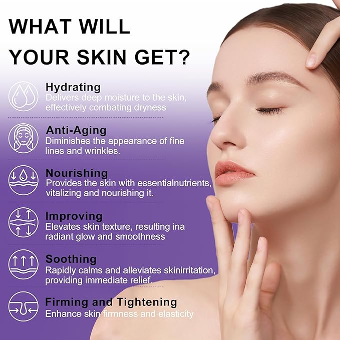 Skin Care Set,6Pcs Professional Womens Teens Tighten Lift Firm Skincare,Hydrate Anti-Aging Facial Routine Kit Travel Gift Set,Birthday Christmas Secret Santa Gifts for Women Teenage Girl Wife Mom | Professional, Travel Skincare, Gift Set