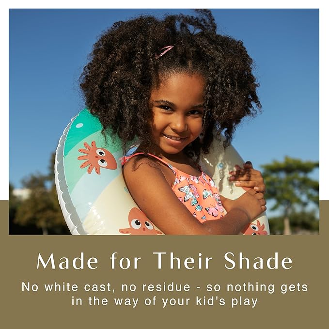 Black Girl Sunscreen Kids SPF 50 Lotion for Face & Body- Sun Protection for Skin, Kids Sunscreen, Water Resistant for 80 Minutes, Ideal for Beach & Travel, No White Cast for Melanin Rich Skin- 6 fl oz