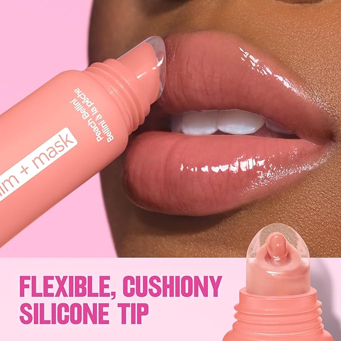 Revlon Glimmer Lip Treat Balm + Mask™, Overnight Peptide Lip Treatment, Hydrating, 005 Hibiscus Spritz, 0.4 fl oz