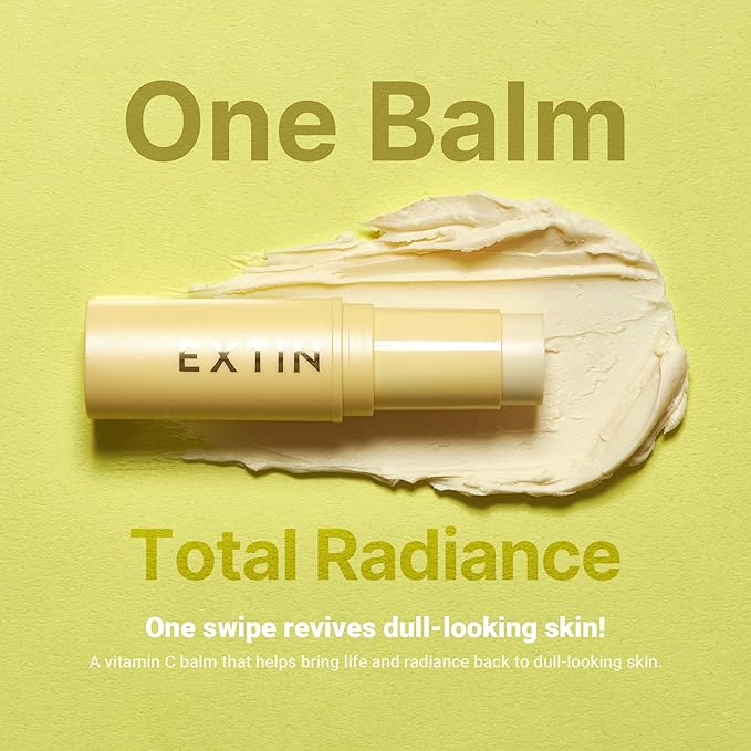 KAHI Extin C Balm - Vitamin C Infused Moisturizer Stick | Starter & Finishing Balm for Skin Brightening & Fine Lines (0.32 oz)