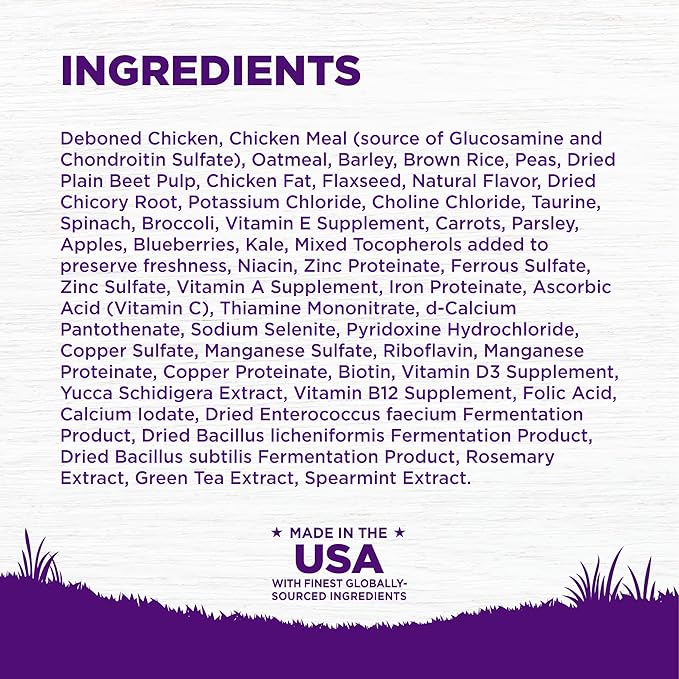 Wellness Complete Health Dry Dog Food, Wholesome Grains, Chicken & Oatmeal, (38-Pound Bag)