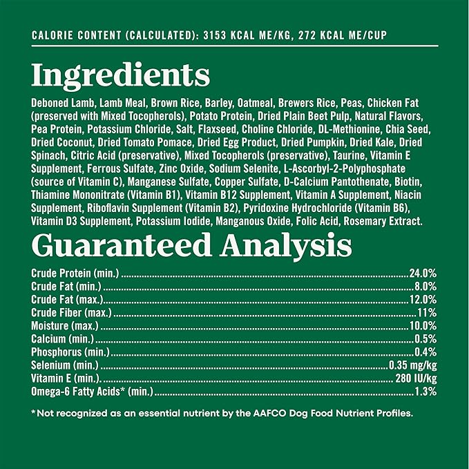 Nutro Natural Choice Adult Healthy Weight Dog Food, Lamb & Brown Rice Recipe, 30 lb. Bag