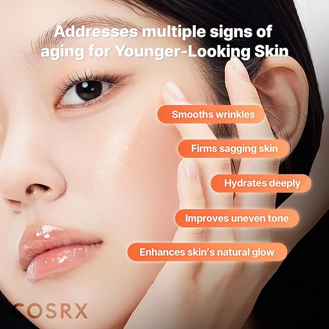 COSRX 5 PDRN Collagen Intense Vitalizing Serum - Korean Serum for Skin Firming & Glowing with Salmon DNA, Centella, Lactobacillus PDRN & Collagen, Korean Skin Care (3.38 fl.oz.)