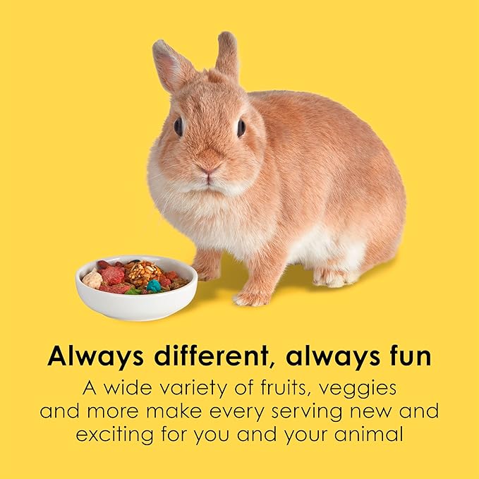 Kaytee Fiesta Rabbit Food, Nutritious and Fun Blend, Supports Dental Health and Digestion, 3.5 pounds