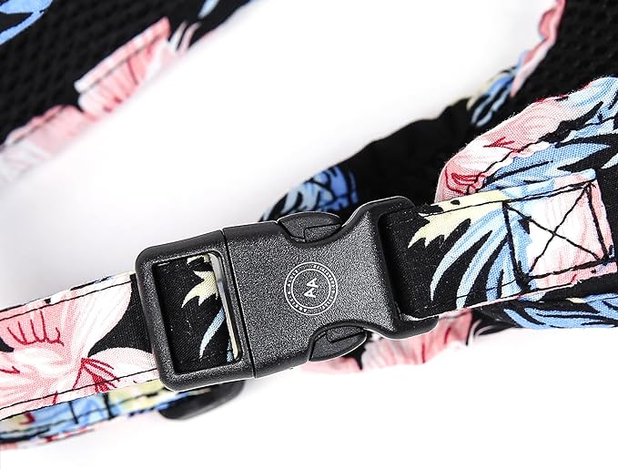 Angie and Allie Organic Cotton Dog Harness,No Pull Pet Harness with Leash D-Ring,Adjustable Soft Padded Dog Vest,Comfortable,Sustainable,Breathable and Stylish for Your Canine Companion