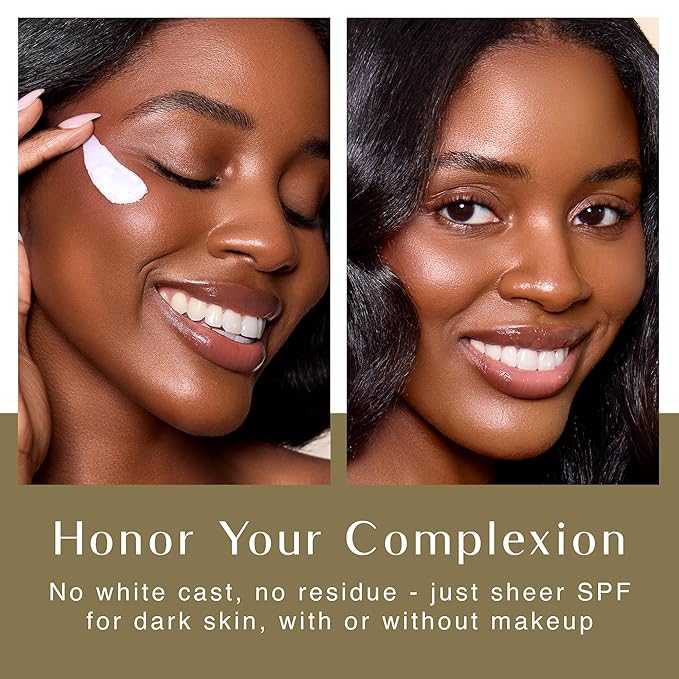 Black Girl Sunscreen Make it Matte SPF 45 Gel Sunscreen for Face - SPF 45, Sun Protection for Skin, Travel Size, Water Resistant, Wear Under Makeup, No White Cast for Melanin Rich Skin - 1.7 fl oz