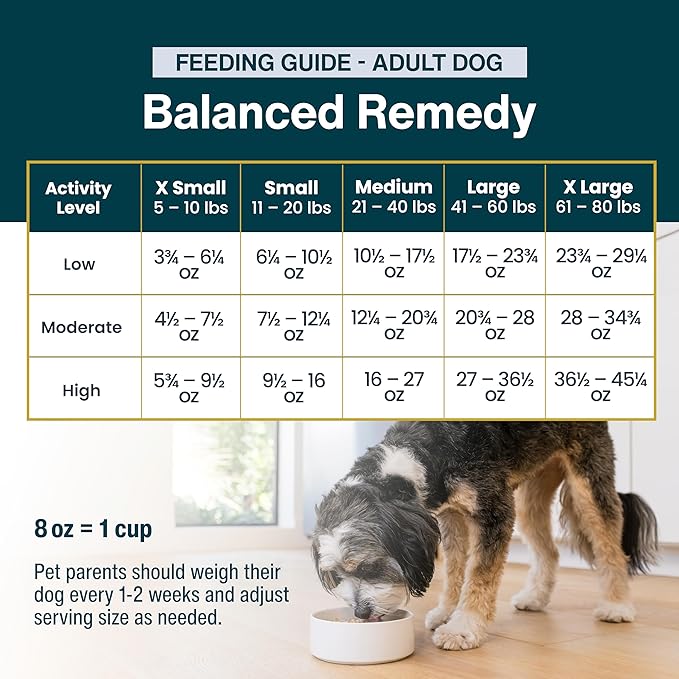 JustFoodForDogs Frozen Fresh Dog Food for Sensitive Stomachs, Complete Meal or Dog Food Topper, Balanced Remedy Human Grade Dog Food Recipe, 18 oz (Pack of 7)