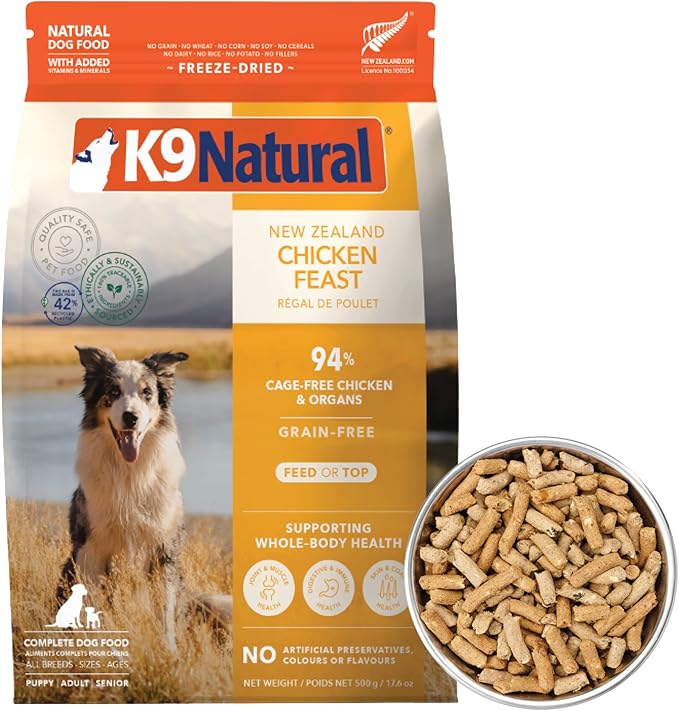 K9 Natural Grain-Free Freeze-Dried Dog Food Chicken 1.1lb
