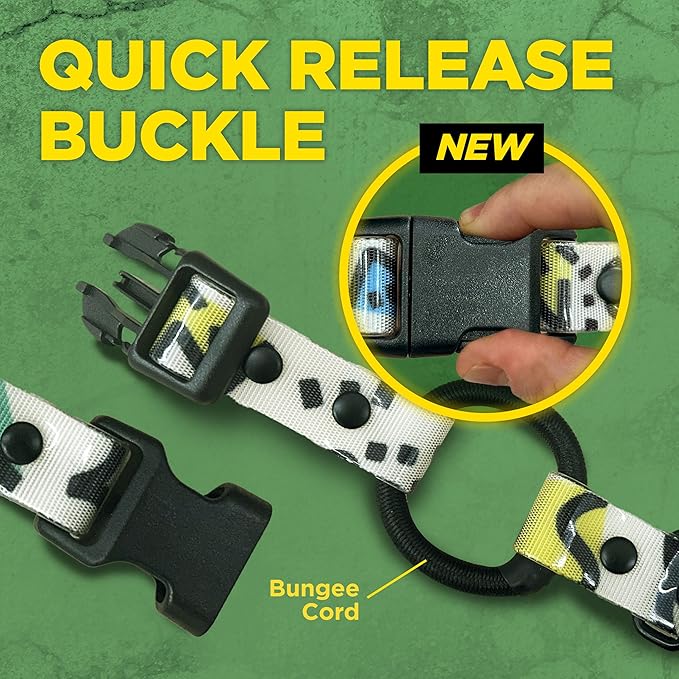 Dogtra Tom Davis Quick Release 3/4" Inch Strap with Buckle Waterproof Biothane for Remote Training E-Collar Easy Adjustable Comfortable for 280C 2.0 Receiver 28" - Beige