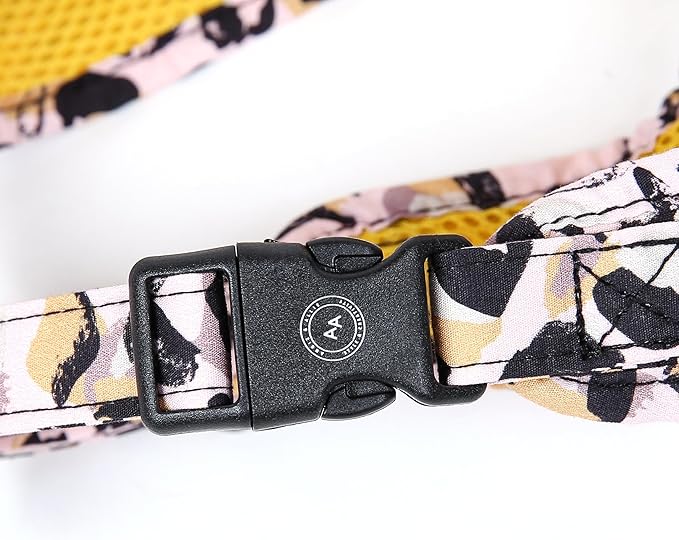 Angie and Allie Organic Cotton Dog Harness,No Pull Pet Harness with Leash D-Ring,Adjustable Soft Padded Dog Vest,Comfortable,Sustainable,Breathable and Stylish for Your Canine Companion