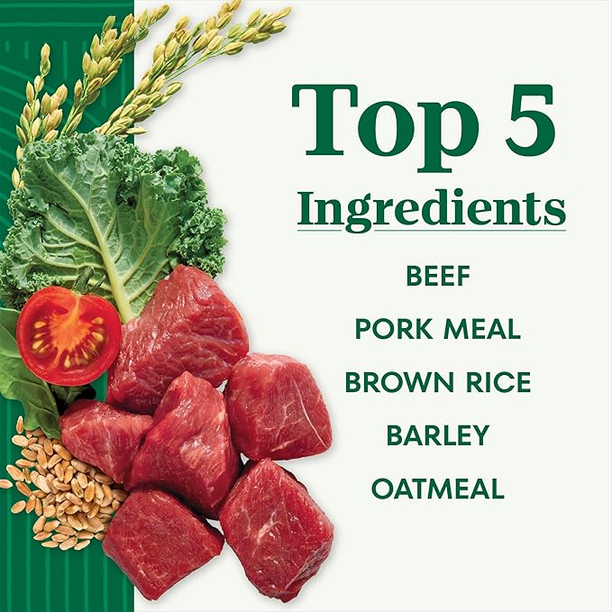 Nutro Natural Choice Adult Dry Dog Food, Beef and Brown Rice Recipe, 12 lbs.