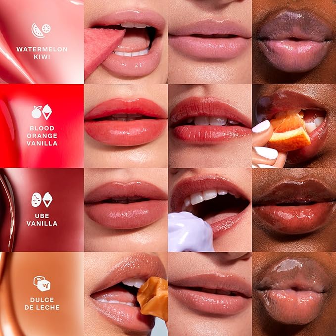 Tower 28 LipSoftie Tinted Lip Balm Treatment - Hydrating Glossy Balm + Overnight Lip Mask with Jojoba Oil + Shea Butter - Sweet, Cushiony Formula for Smooth, Soft Lips - SOS Vanilla (0.38 oz)