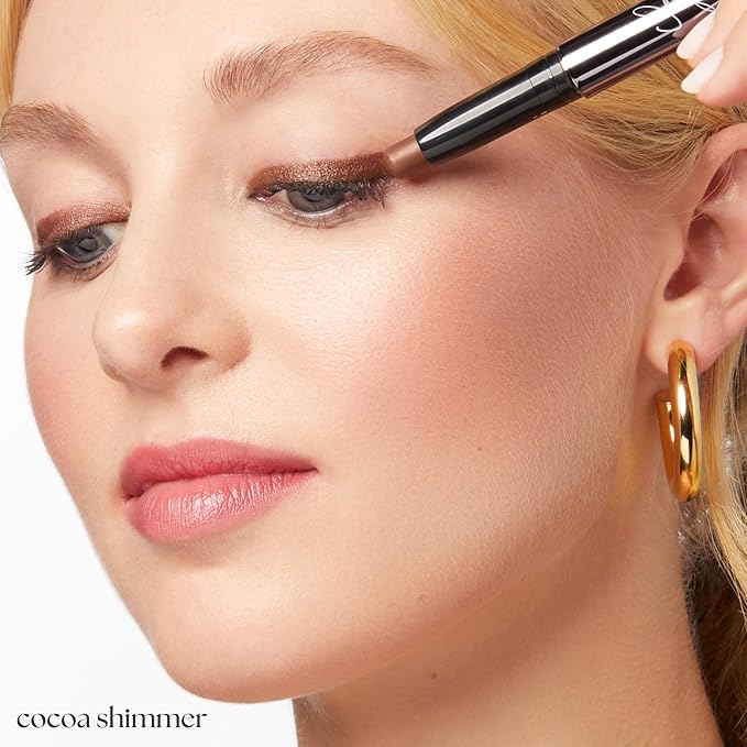 Julep Eyeshadow 101 Cream-to-Powder Waterproof Shadow Stick ??Cocoa Shimmer ??Long-Lasting, Crease-Proof, Chocolate Brown Shimmer Cream Eyeshadow with Built-in Smudger