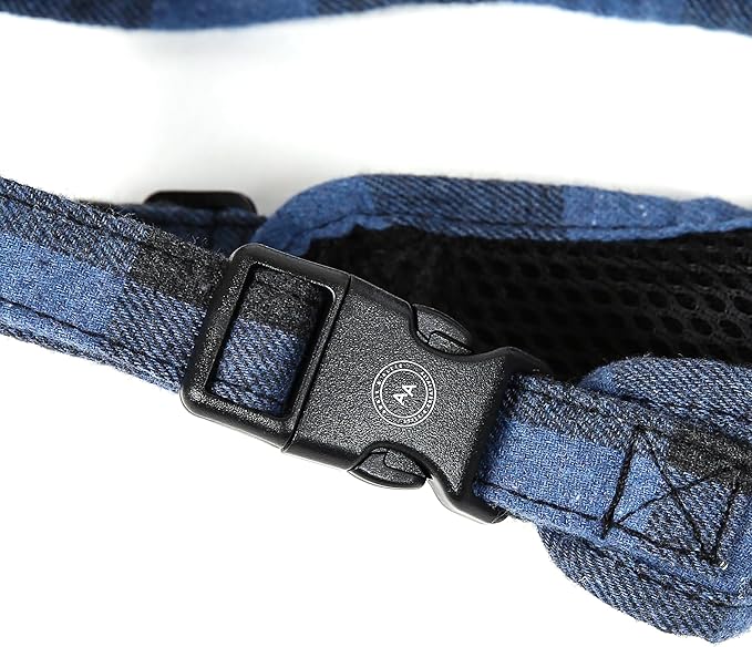 Angie and Allie Organic Cotton Dog Harness,No Pull Pet Harness with Leash D-Ring,Adjustable Soft Padded Dog Vest,Comfortable,Sustainable,Breathable and Stylish for Your Canine Companion
