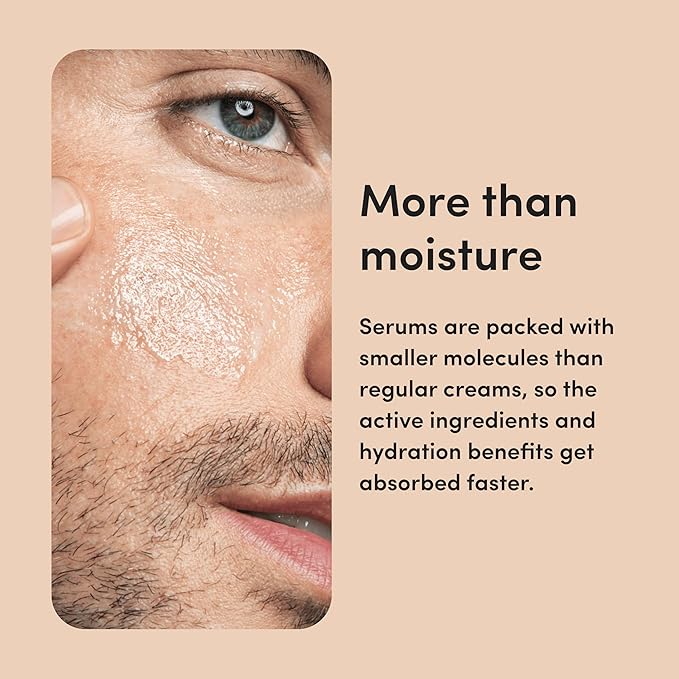hims Vitamin C Serum for Men - Brighten Skin Tone, Balance Complexion - Highly Concentrated, Lightweight Vitamin C Facial Serum - Vegan, Cruelty-Free, No Parabens - Citrus Scent, (1oz)