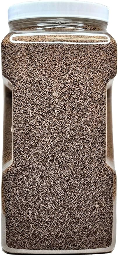 Aquatic Foods Inc. 0.8mm Floating Blackworm Pellets with Color Enhancers & Vitamins for Discus, Cichlids, All Tropicals, Koi and Pond Fish…4-lb Lg Jar