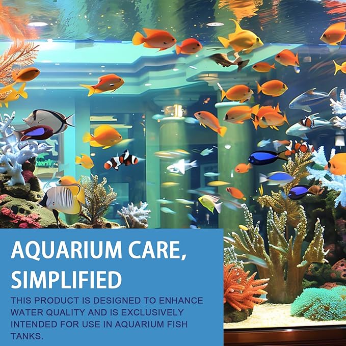 Aquarium Water Regulator and dechlorinator - 33.82 Ounce for Freshwater and Marine Aquariums (1000ML / 33.82OZ)