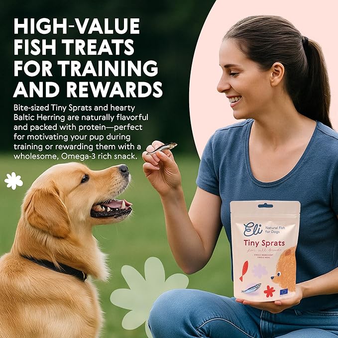 Eli Natural Fish Mix 2 Pack – Natural Premium Dog Treats, Cod Skin Dental Treats, Rich in Protein & Omega-3, Low Fat, Grain Free, Single Ingredient, Hypoallergenic, Gluten Free, Air Dried Fish Treats