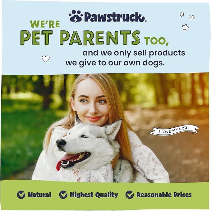 Pawstruck Natural 5” Braided Bully Sticks for Dogs, Tough Long-Lasting, Rawhide-Free, Low Odor, Healthy Single Ingredient Chew Treat for Aggressive Chewers, 10 Count, Packaging May Vary